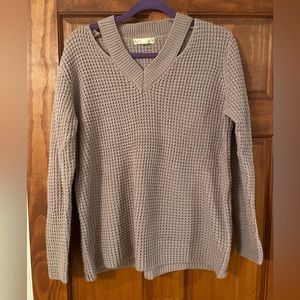It’s Our Time lavendar women’s sweater, size L
